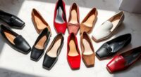 stylish comfortable square toe shoes