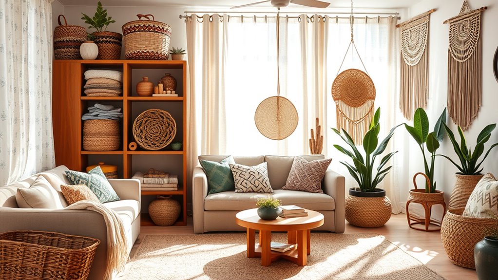 stylish natural affordable storage