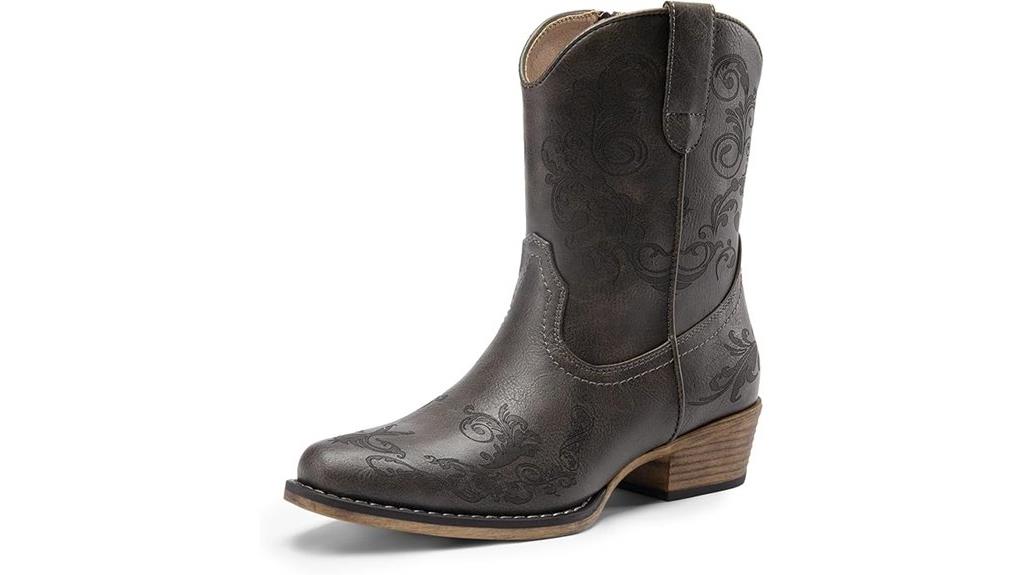 stylish western ankle boots