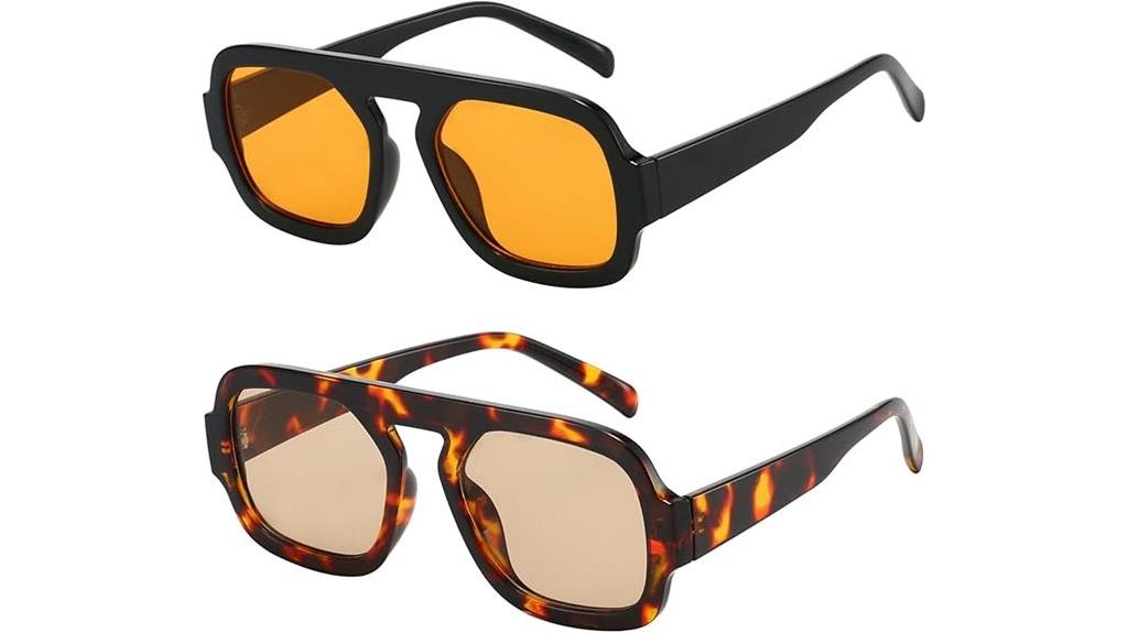 stylish women s square aviators