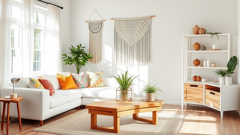 subtle boho minimalist balance