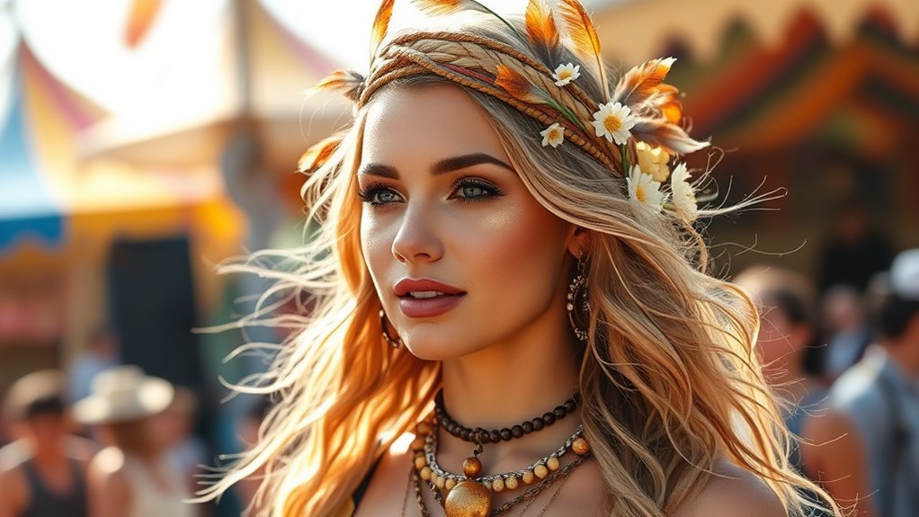 summer boho festival looks