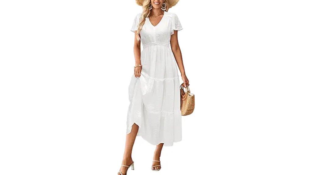summer boho maxi dress