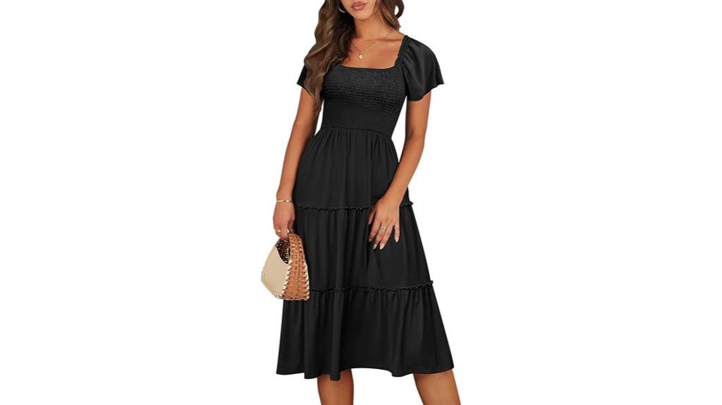 summer casual midi dress