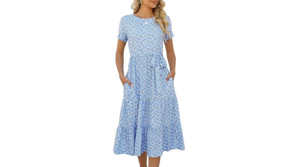 summer casual midi dress