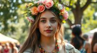 summer festival flower crafting
