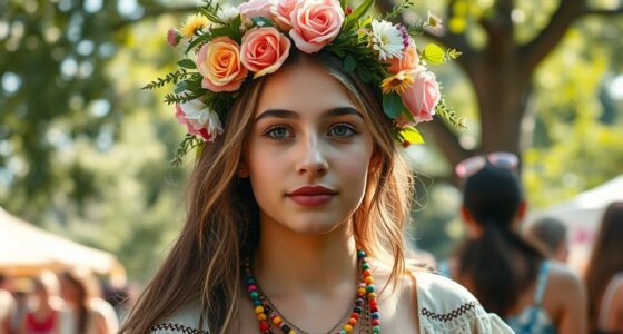 summer festival flower crafting