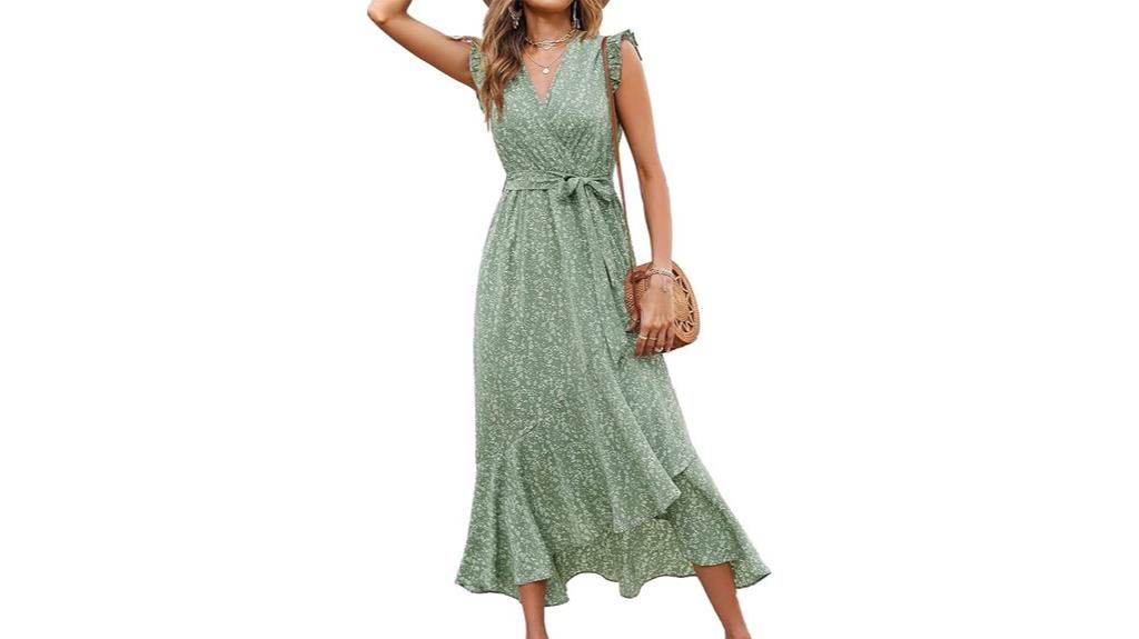 summer floral maxi dress