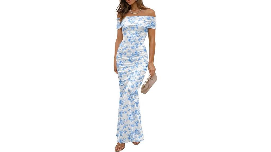 summer floral mesh dress
