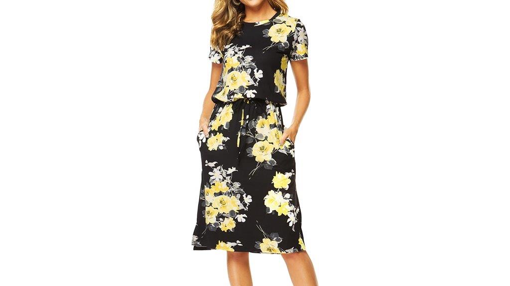 summer knee length dress