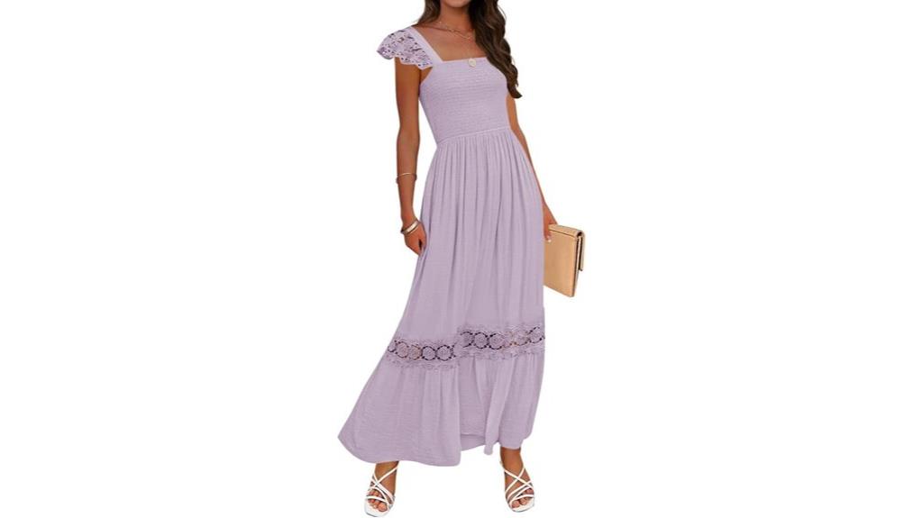 summer lace maxi dress