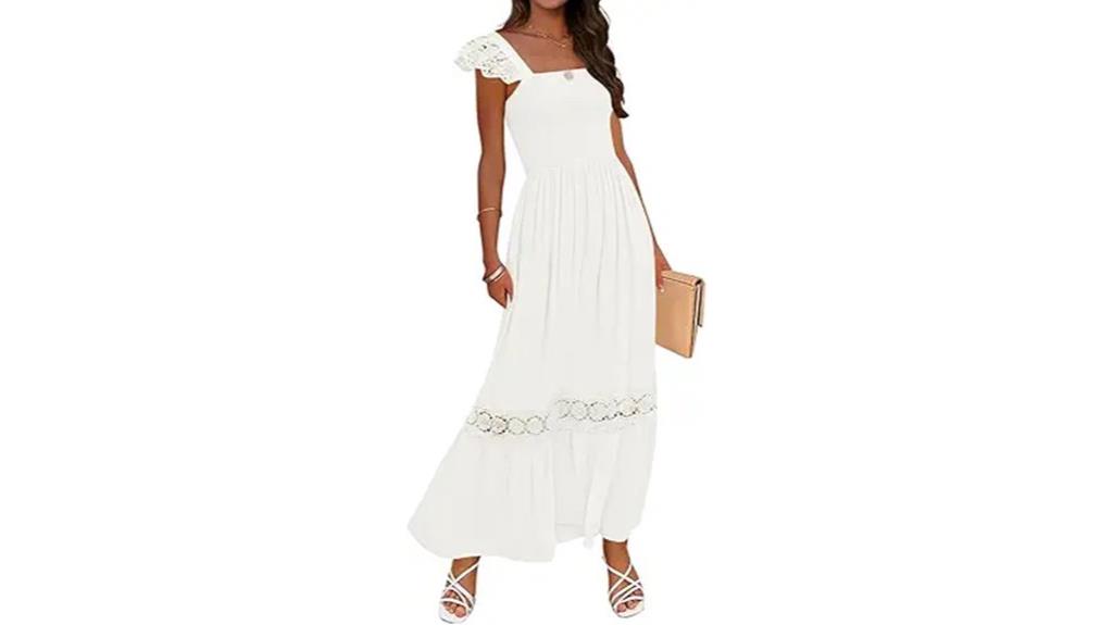 summer lace strap dress