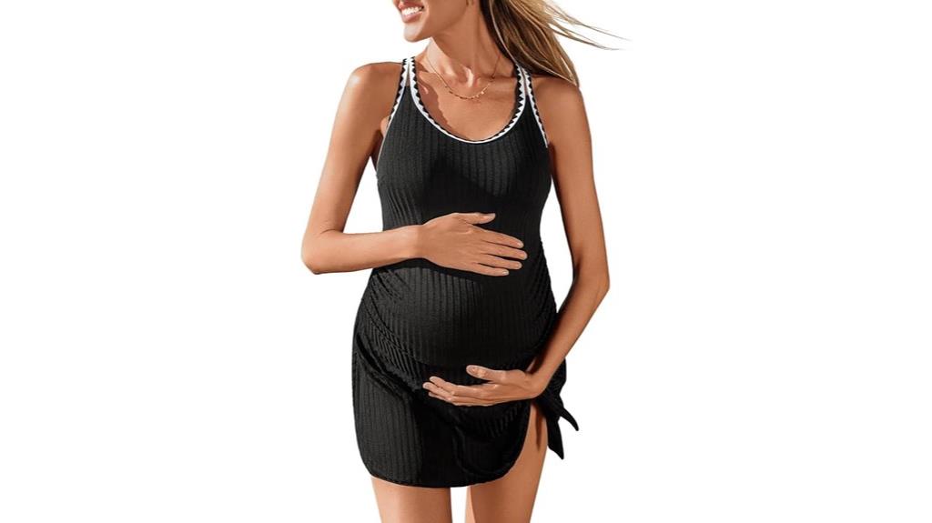 summer maternity swim dress