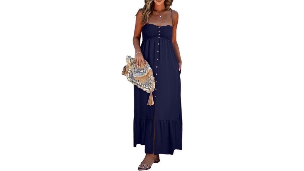 summer maxi dress pockets