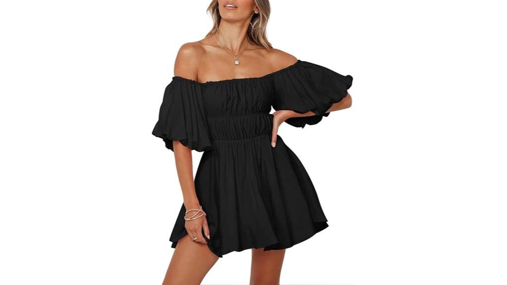summer off shoulder dress