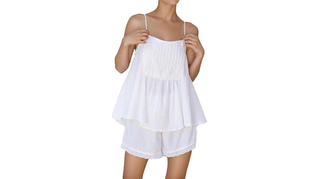 summer ruffle top shorts