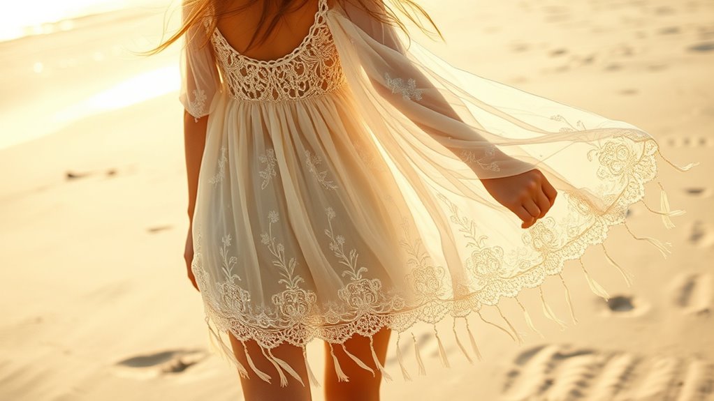summer sheer boho dresses