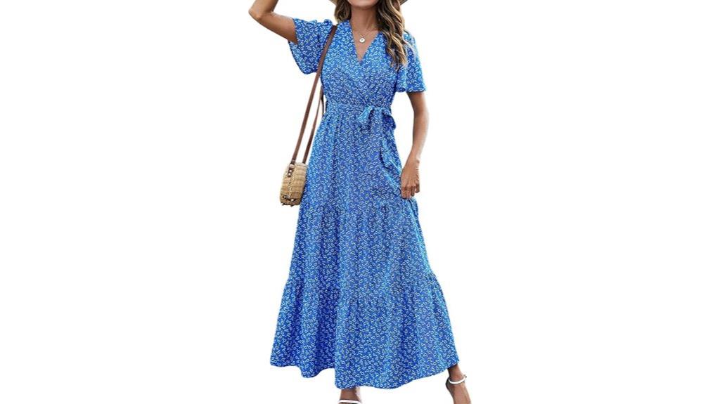 summer swiss dot maxi