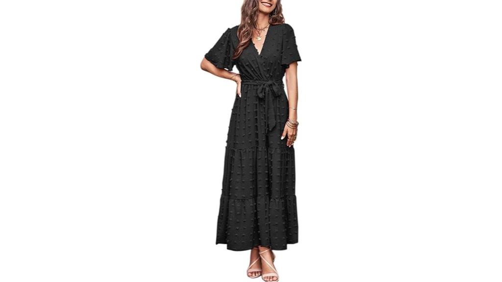 summer swiss dot maxi