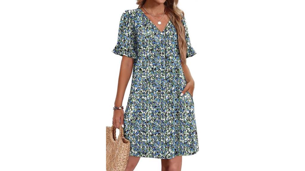 summer women s ruffle dress
