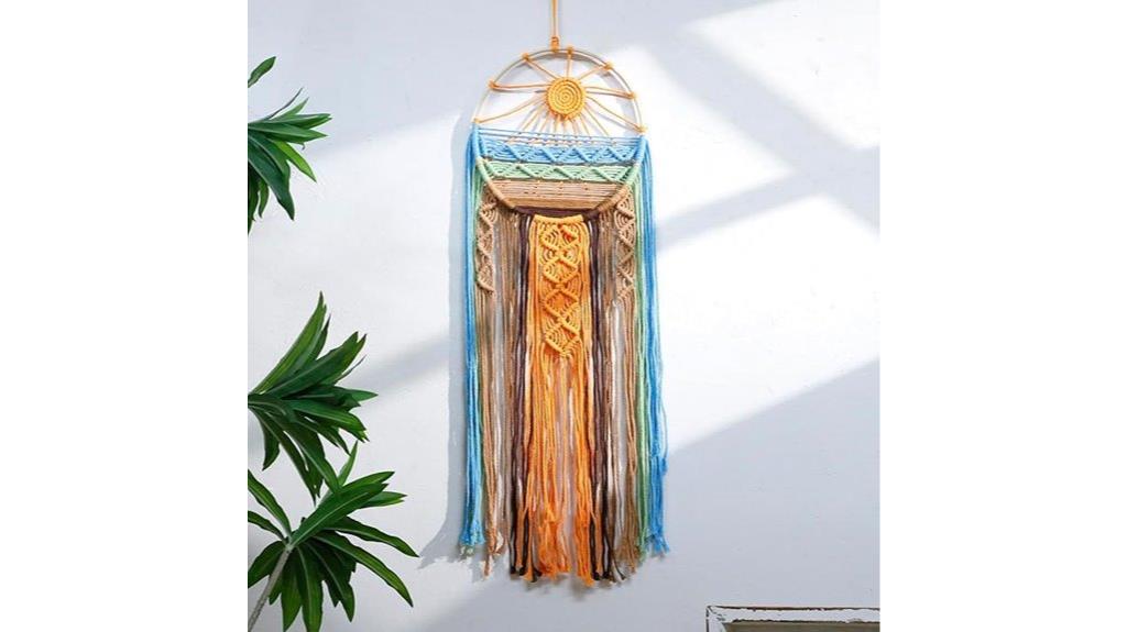 sunburst dream catcher decor