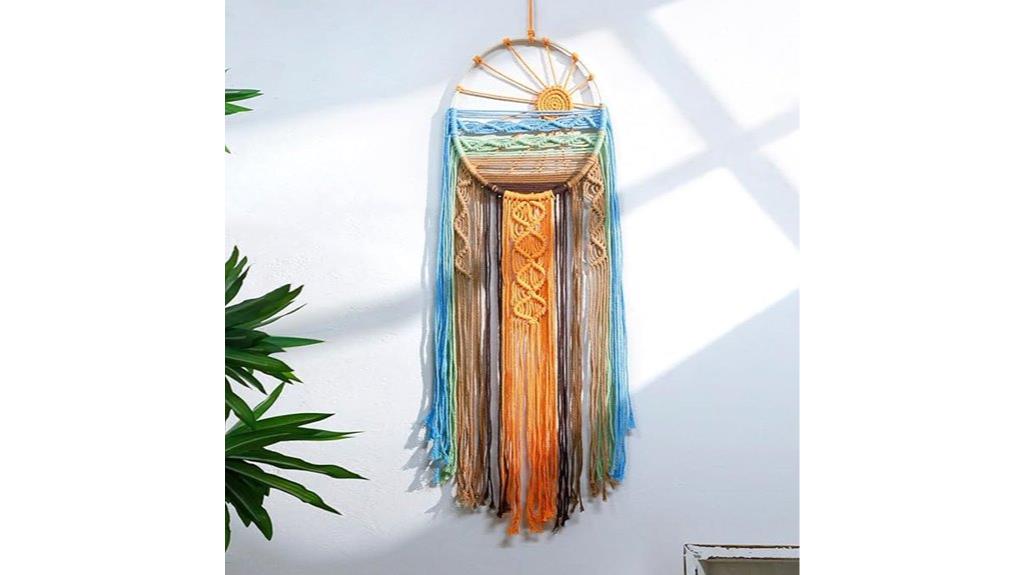 sunset dream catcher decor