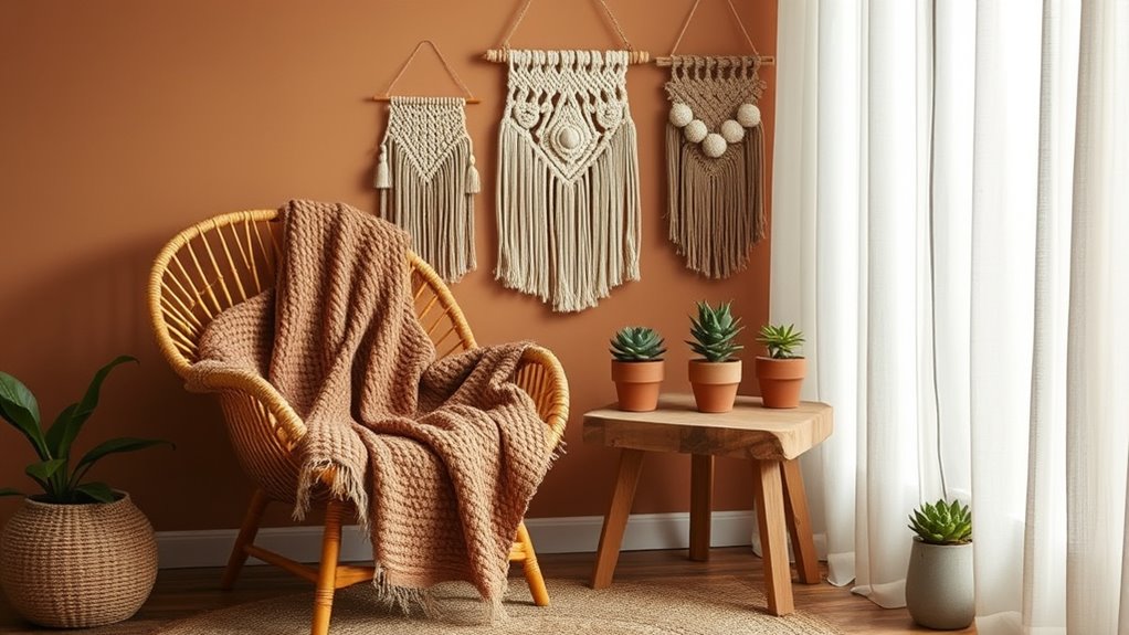sustainable natural boho decor