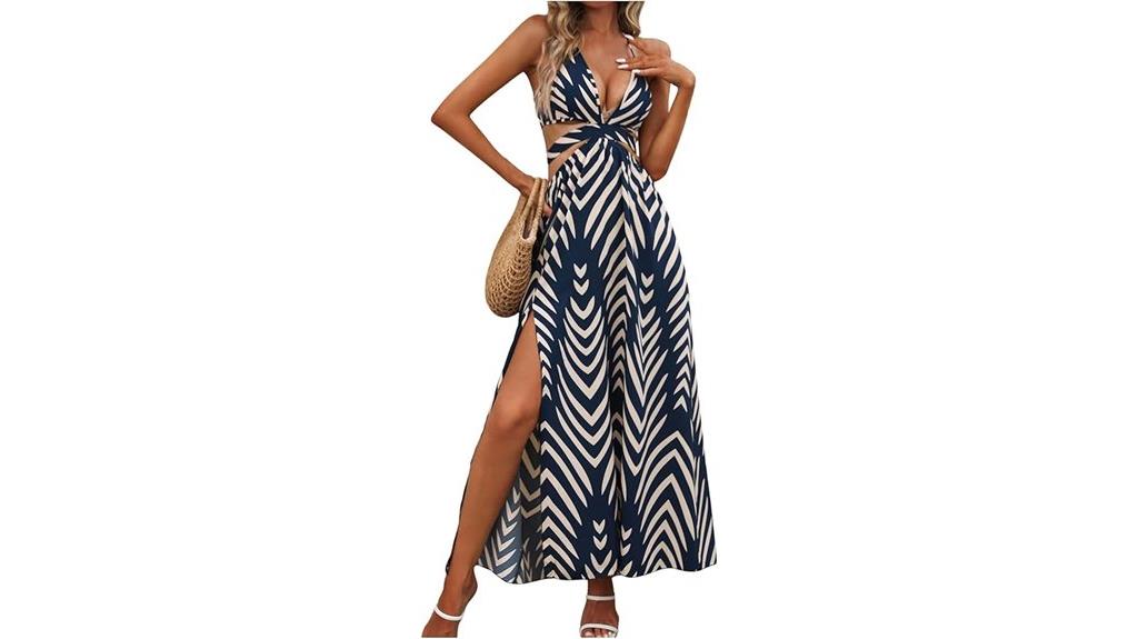 sweatyrocks women s halter maxi dress