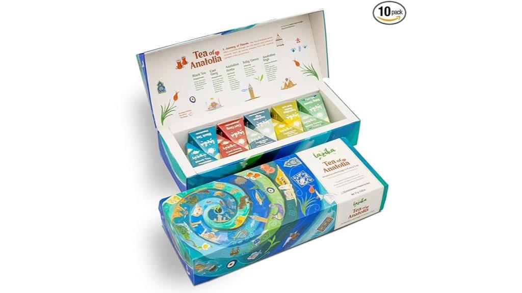 tea gift set packaging