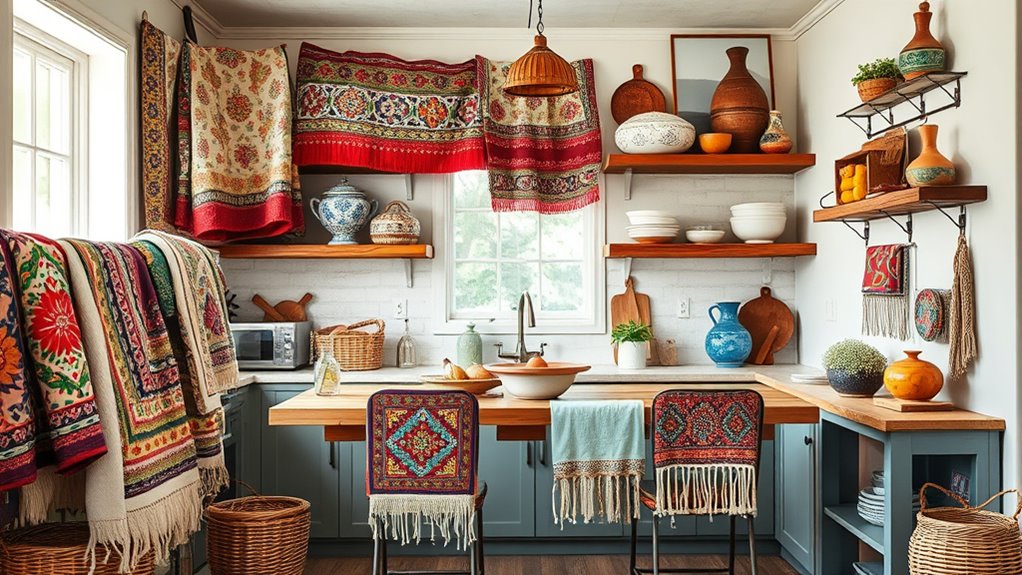 textile layering creates visual depth