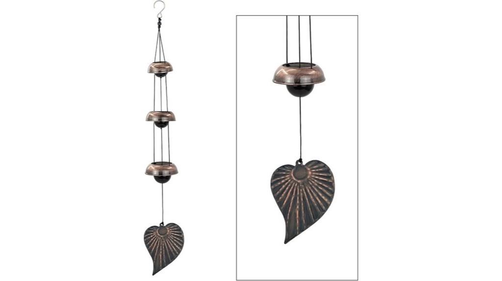 three leaf wind chime