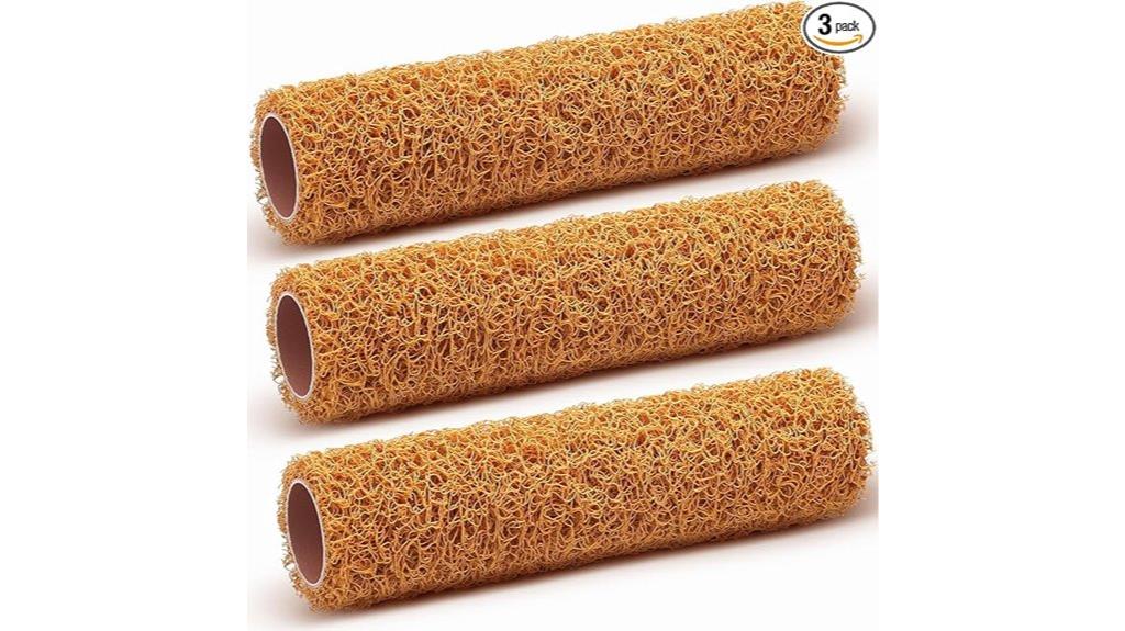 three piece textured roller set