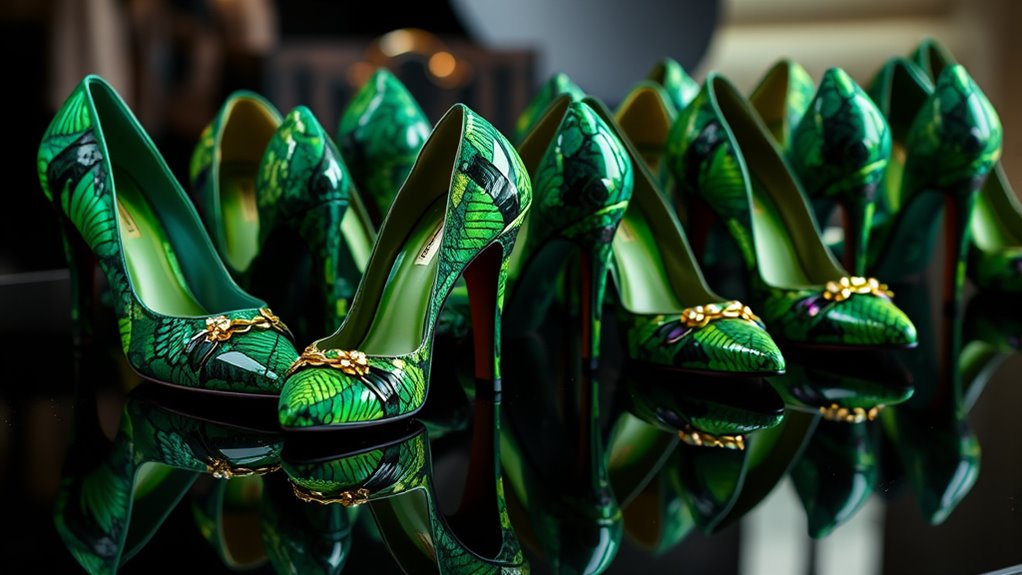 top 15 vibrant green heels