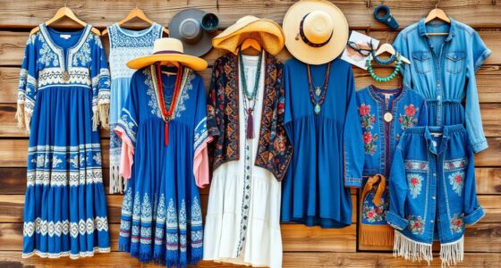 top blue boho fashion picks