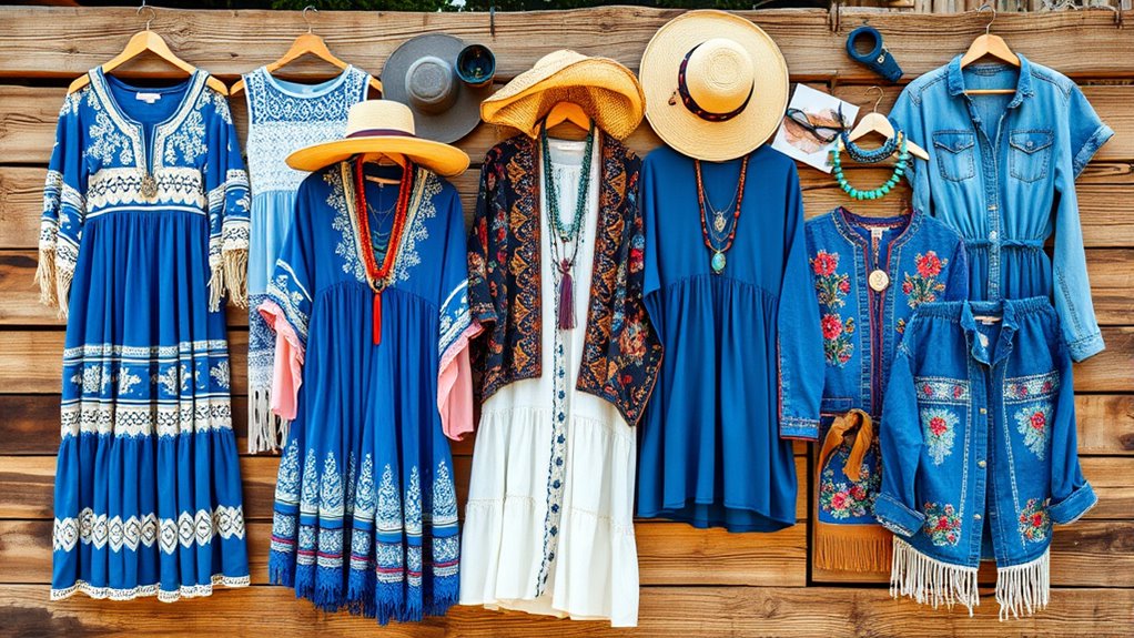 top blue boho fashion picks
