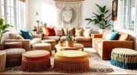top boho ottoman picks