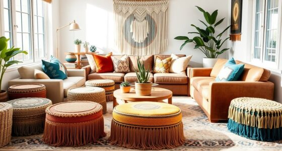 top boho ottoman picks