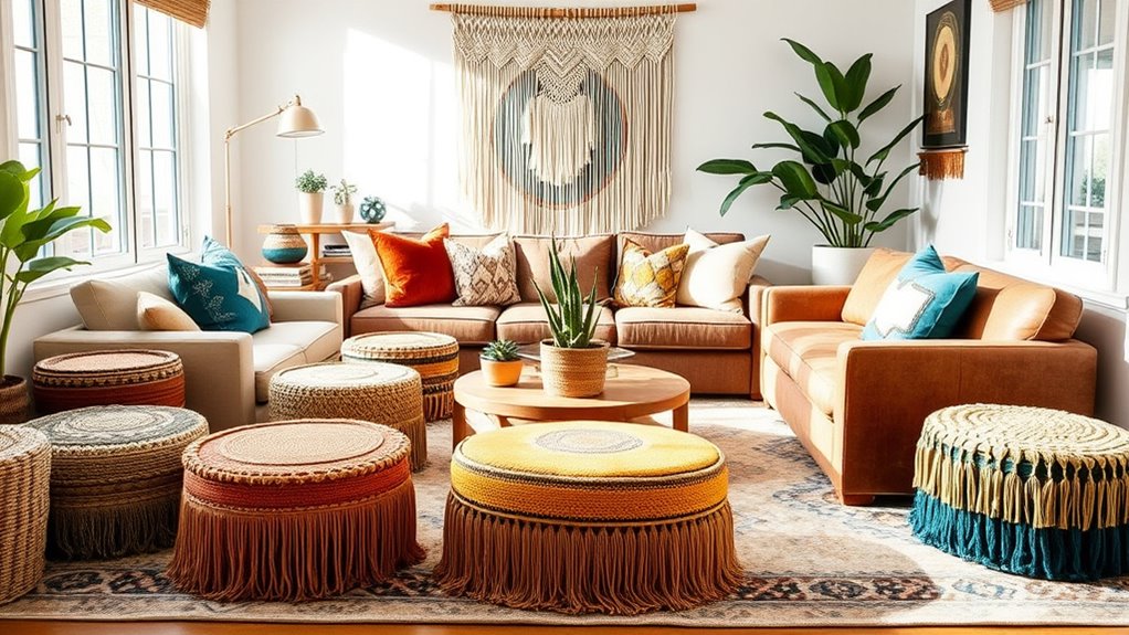 top boho ottoman picks