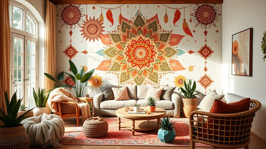 top boho wall decals