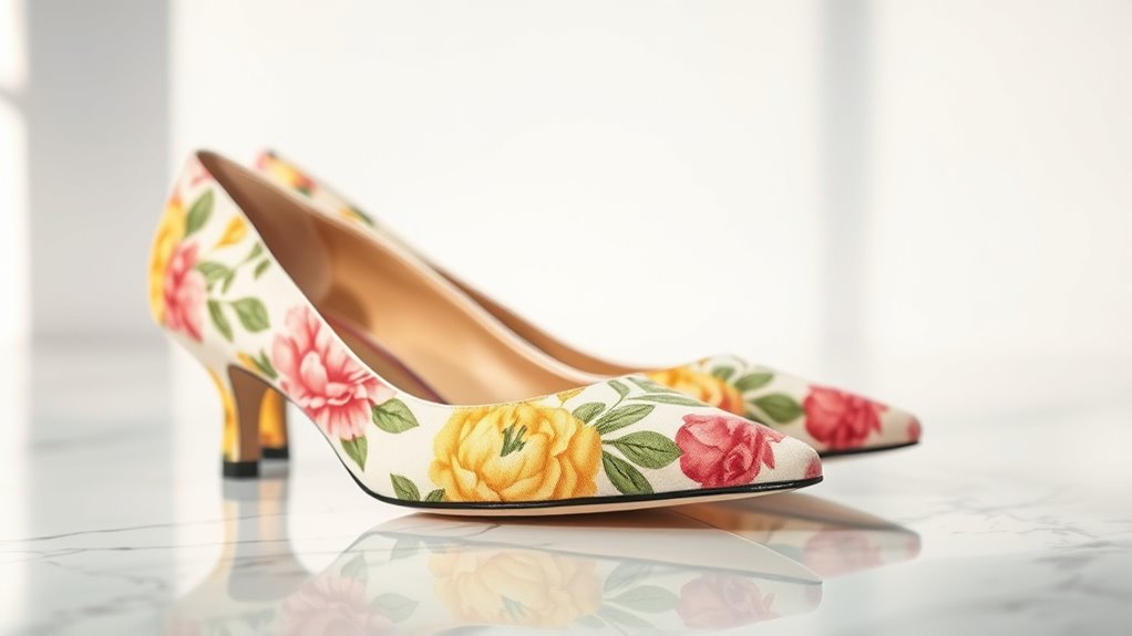 top floral heels 2025