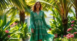 top green boho dress picks