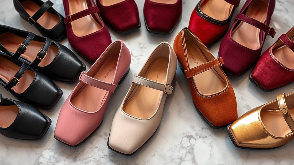 top square toe mary janes