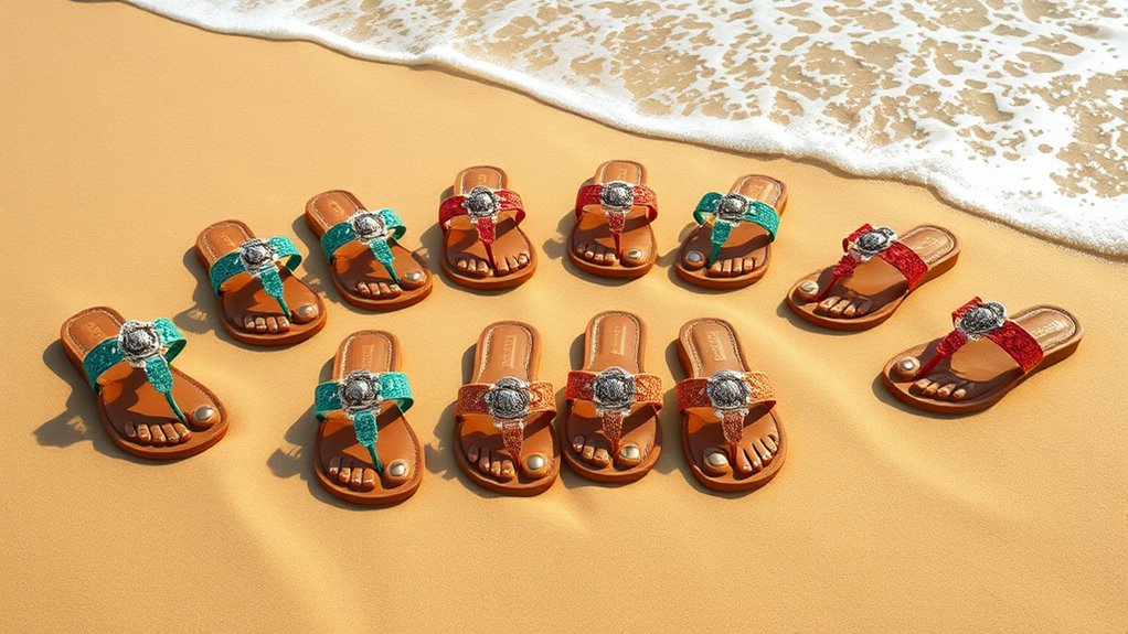 top stylish toe ring sandals