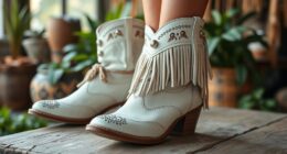 top white boho boot trends