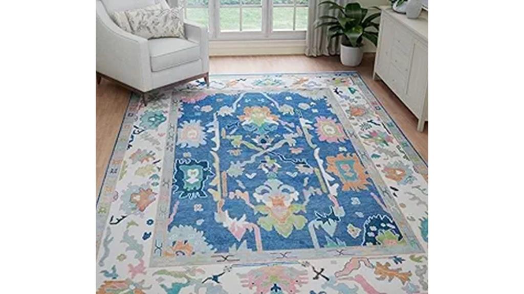 turkish hand knotted floral rugs