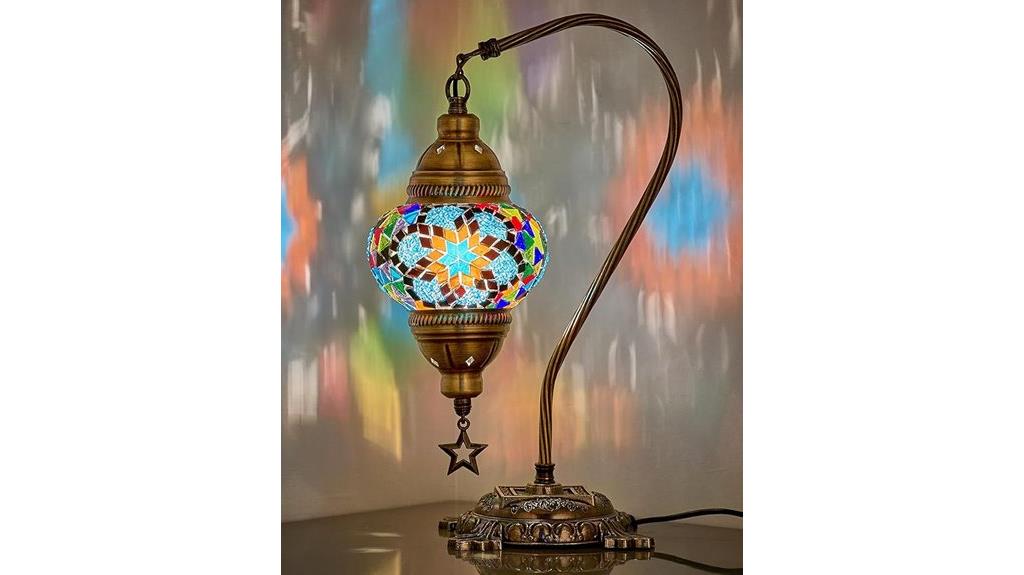 turkish moroccan mosaic lamp