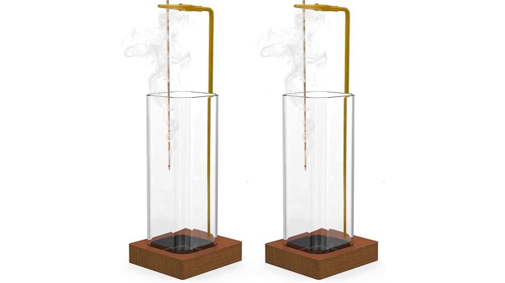 twin incense holder set