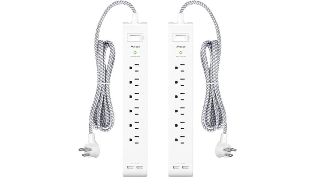 two pack surge protectors