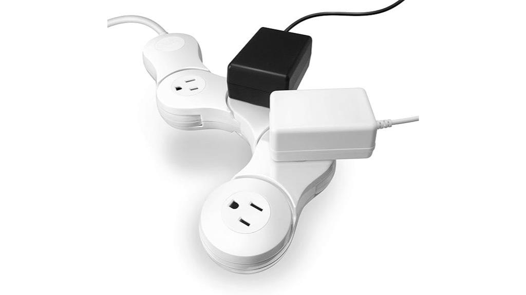 unique four outlet surge protector