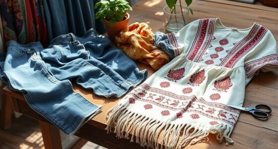 upcycled boho fashion diy